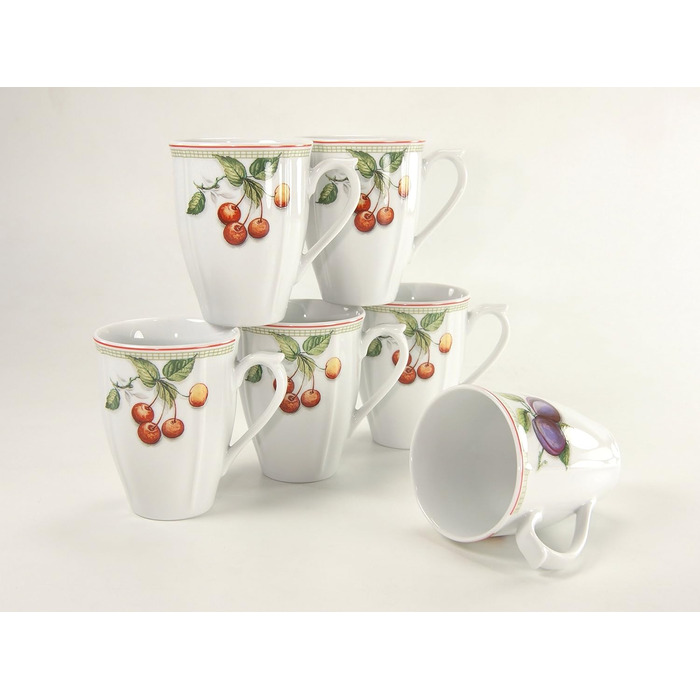 Серія Flora Orchard, комбінований набір посуду сервіз 30 шт. (кавова кружка 6 шт. ), 17032