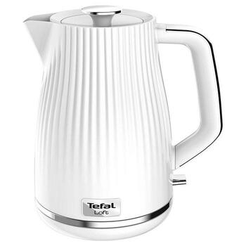 Tefal Електрочайник KO250130 Loft, 2400Вт, 1,7л., білий