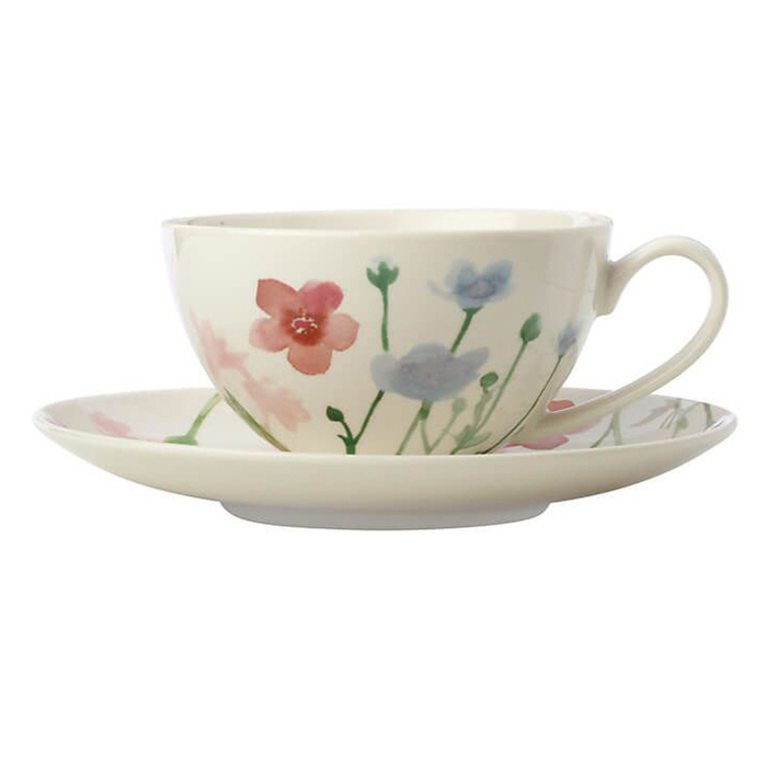 Чашка для кави з блюдцем Maxwell & Williams WILDWOOD, порцеляна, 200 мл
