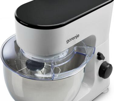 Gorenje Кухонная машина 600Вт, чаша-металл, корпус-пластик, насадок-3, белый