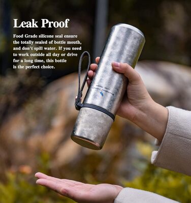 Титановый термос 510мл. iBasingo