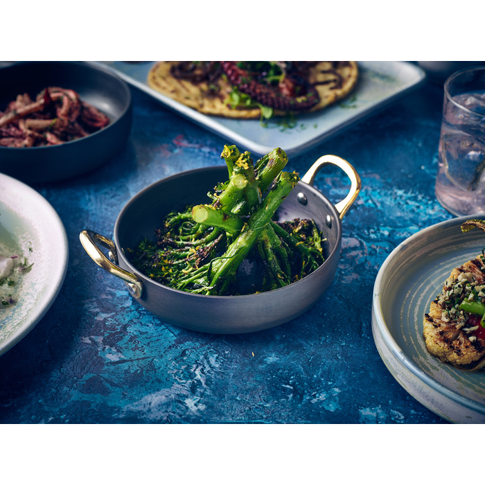 Сковорода для подачи 15*4 см, 500 мл, круглая, алюминиевая, GenWare