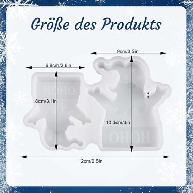 И силіконова форма ялинка форми для лиття ялинки силіконові гіпсові форми для лиття свічок форми для лиття різдвяні силіконові форми ялинка своїми руками (G), 3 шт.