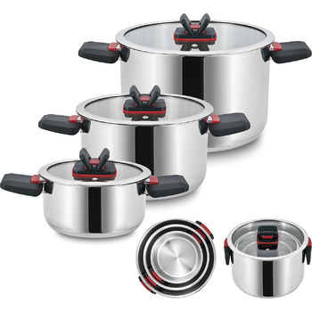 Набір каструль 6 предметів Linnuo