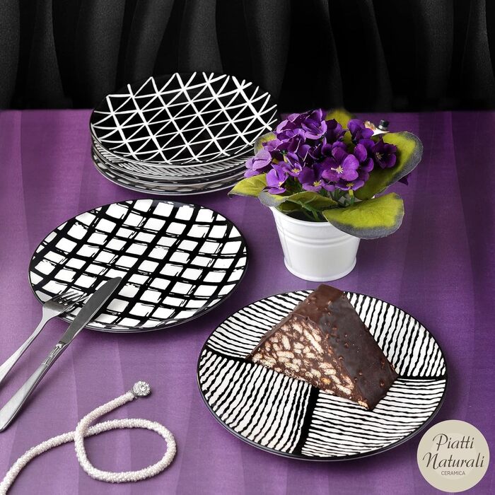 Набір із 6 тарілок 26 см Piatti Naturali