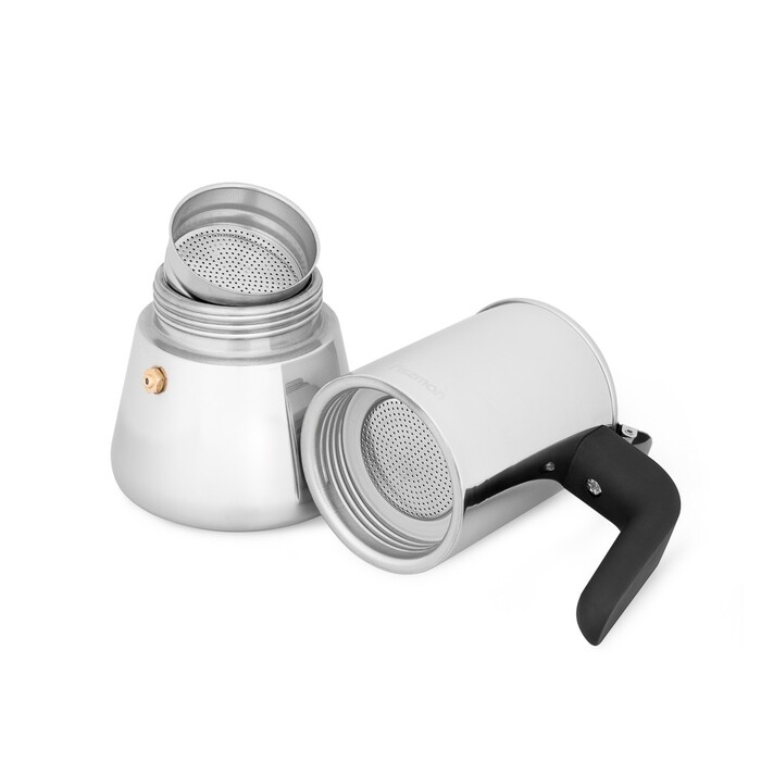 Гейзерна кавоварка Fissman на 6 порцій / 300 мл нержавіюча сталь (3245)