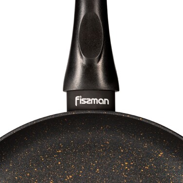 Сковорідка для смаження Fissman FORDE 20x4см алюміній з камяним антипригарним покриттям (14431)