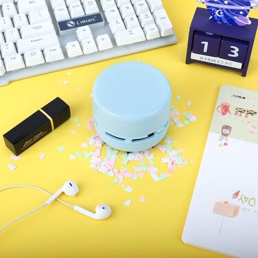 Міні-пилосос бездротовий 3 Вт синій FineInno