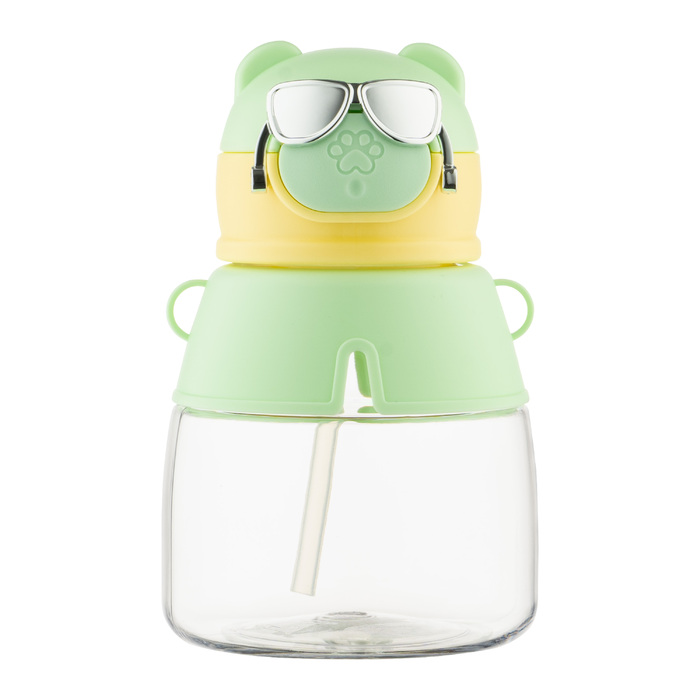 Пляшка для води Ardesto Space 550мл, пластик, зелений