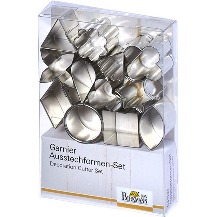 Набір форм для прикраси випічки маленький, 12 шт, Tea Time RBV Birkmann