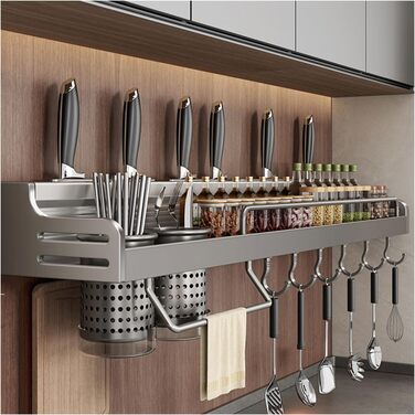 Настінний органайзер для кухонного приладдя 60 см Dxcaicc