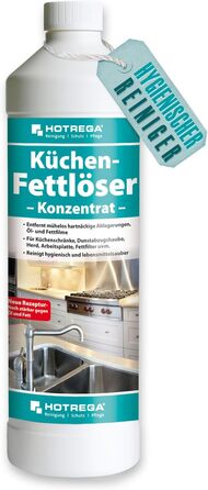 Засіб для миття кухонних меблів з серветкою мікрофібри 1 л HOTREGA