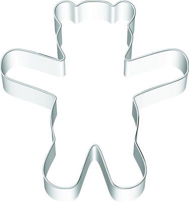 Форма для печива у вигляді ведмедика Тедді велика, 10 см, RBV Birkmann