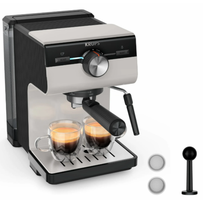 Кофеварка эспрессо Krups XP381810 OPIO GREY (7076116)