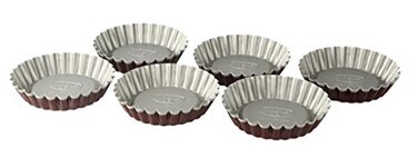 Набір форм для випічки тарталеток 6 шт. червоний Dr. Oetker