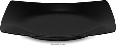 Набір тарілок на 6 персон, 6 тарілок 25x25 см Konsimo