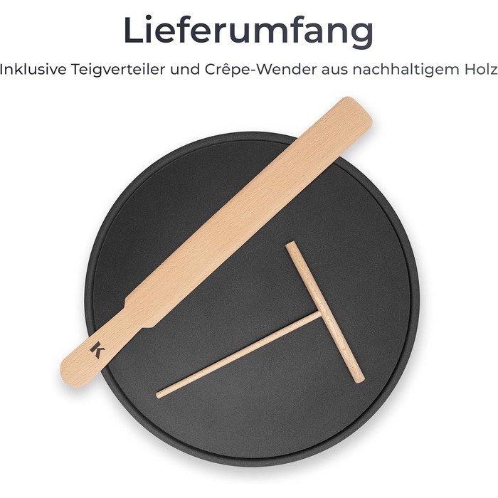 Млинниця електрична 33 см, 1500 Вт Klamer