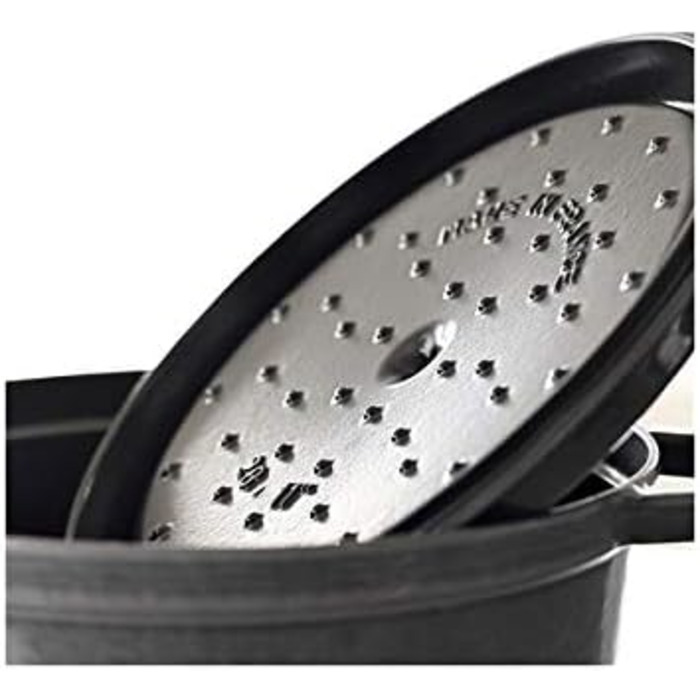 Кастрюля / жаровня 24 см с крышкой Dark Blue Staub