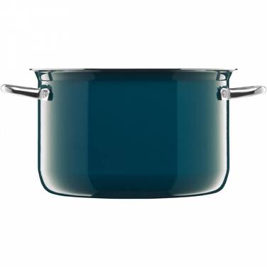 Каструля висока 24 см, зеленувато-синя Compact Silit