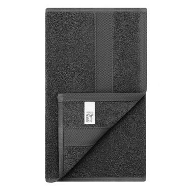 Полотенце махровое Ardesto Splendid 30х50см, 100% хлопок, серое темное