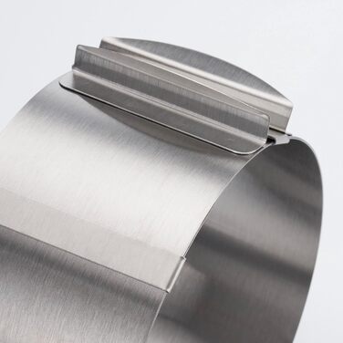 Кольцо для торта Westmark, очень высокое, Ø 16 30 см переменное, нержавеющая сталь, серебристый, 31312260 (набор из 2 шт., высота кольца для торта 8,5 см)