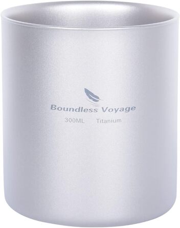 Титановая чашка 300 мл, с двойными стенками Boundless Voyage