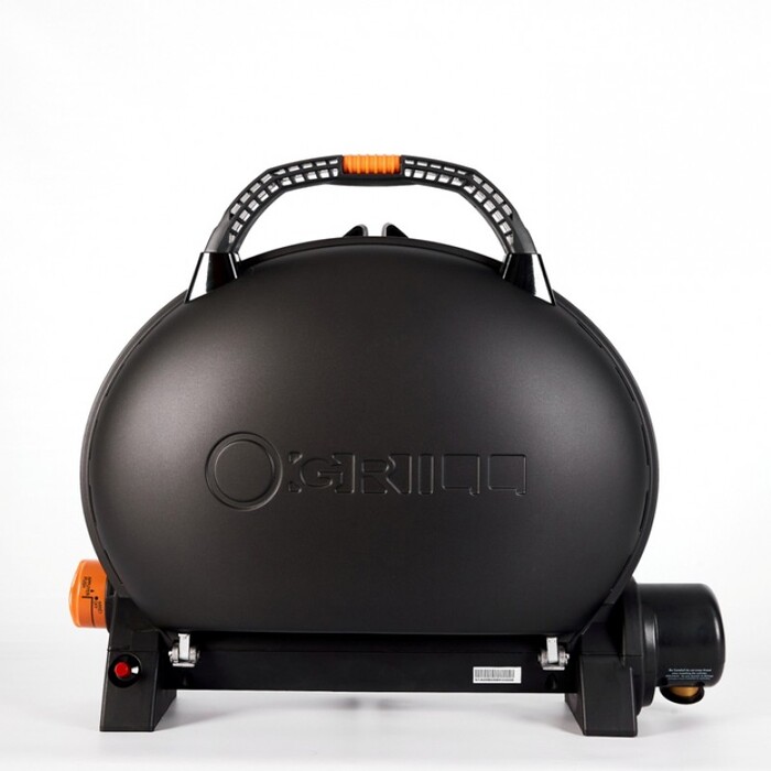Портативный переносной газовый гриль O-GRILL 500, черный шланг в подарок! Код: 008287