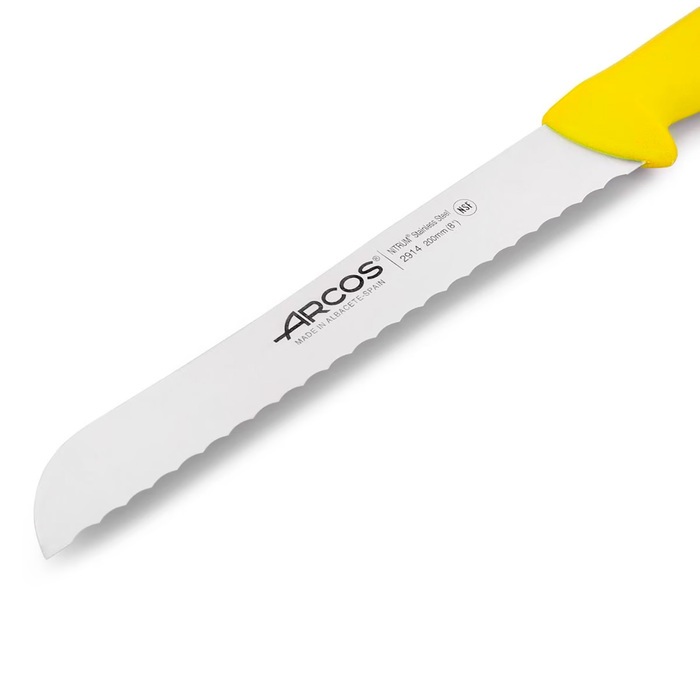 291400 Ніж для хліба 200 мм серія '2900' жовтий