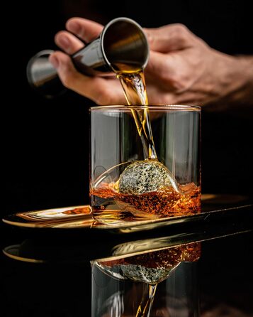 Набор камней для виски 6 изготовленных вручную гранитных камней премиум-класса ROCKS