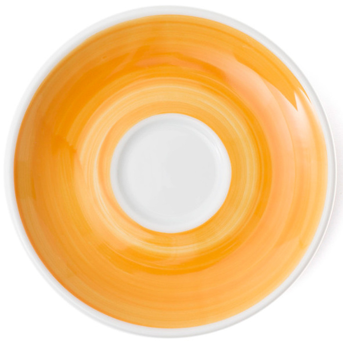 34406 Блюдце espresso 12 см Yellow для серій 'Verona/Torino/Roma Millecolori Hand Painted'