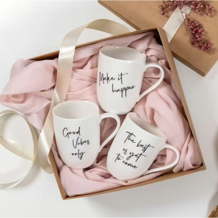 Кружка 340 мл "Make it happen", белая Statement Villeroy & Boch