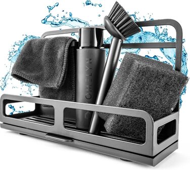 Губки для миття посуду, 10 шт., 4x7x9 см I Сірий колір I Двошарові, м&39яка сторона та сторона для чищення I Для каструль, сковорідок та посуду I Кухонний помічник Губка для прибирання Кухонна губка Губка для прибирання (набір органайзерів)