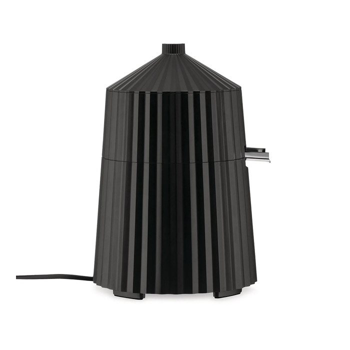 Соковыжималка для цитрусовых электрическая, черная Plissé Alessi