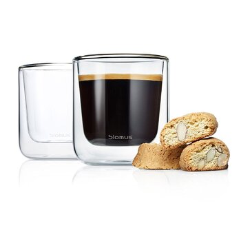 Набір склянок з подвійними стінками 80 мл 2 предмета Nero Blomus