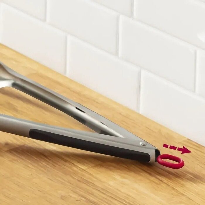 Tefal Щипці для гриля, сталь, чорно-сірий