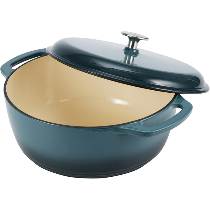 Чавунна форма для запікання Kitchen-Profi Basics круглої емальованої форми (сіра, 6,9 л)