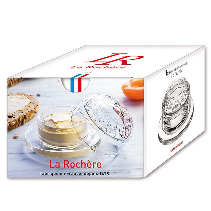 Маслянка кругла з кришкою La Rochere VERSAILLES, вис. 6,5 см, діам. 9,5 см, 70 мл