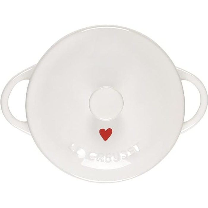 Мини-кокотница с крышкой 0,25 л Heart Le Creuset