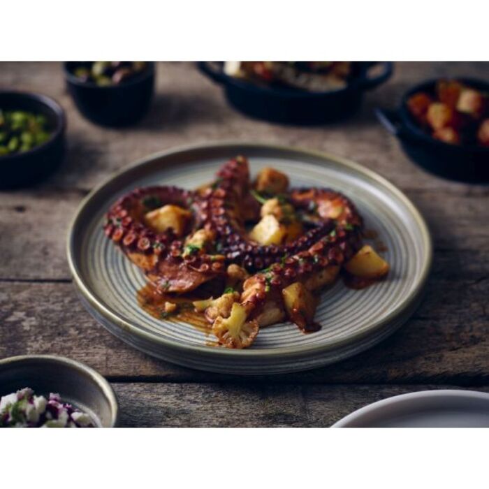 Тарілка презентаційна 25x2, 2 см з низьким вертикальним бортом, Terra Porcelain Matt Grey, GenWare