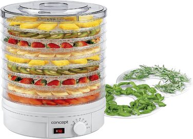 Дегідратор на 12 полиць, 800 Вт, білий SO-1020 Concept