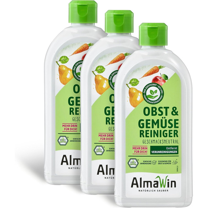 Засоби для миття овочів та фруктів 3 x 500 мл AlmaWin