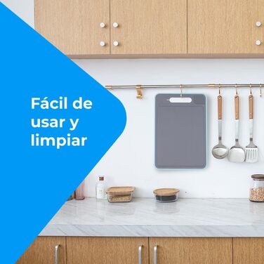 Дошка для розморожування та нарізання 36,5 x 25 см, синій NK