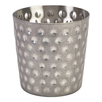 Склянка металева 400 мл, рельєфна, Vintage steel, GenWare