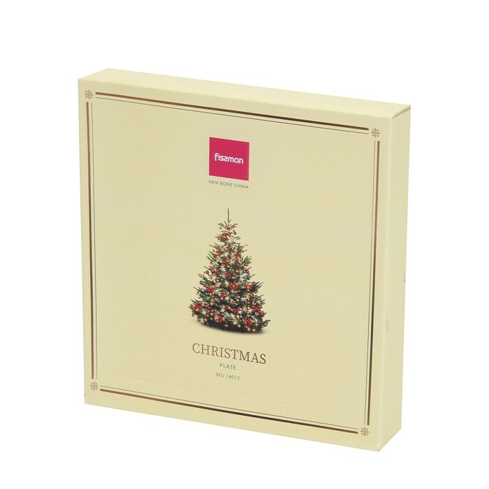 Тарелка Fissman CHRISTMAS 27 cм фарфор (14012)