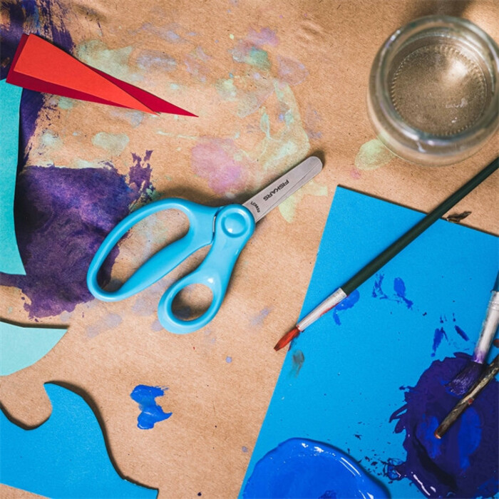 Ножницы детские Fiskars 13 см, бирюзовые (1064072)