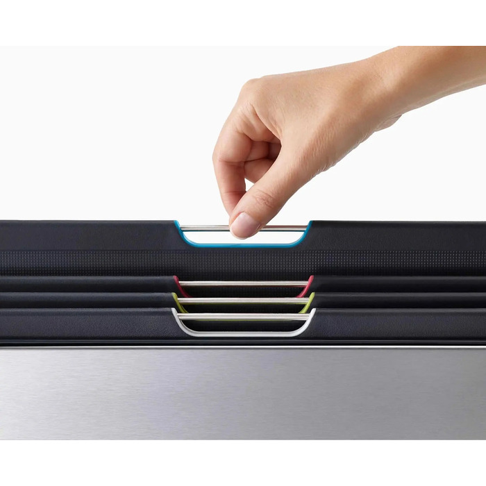 Набор разделочных досок, 4 предмета в корпусе, нержавеющая сталь Folio Steel Joseph Joseph