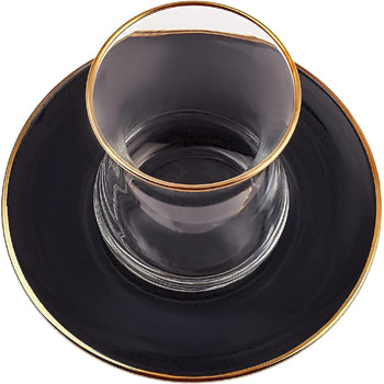 Чайний сервіз на 6 осіб, 12 предметів, антрацит Retro Karaca