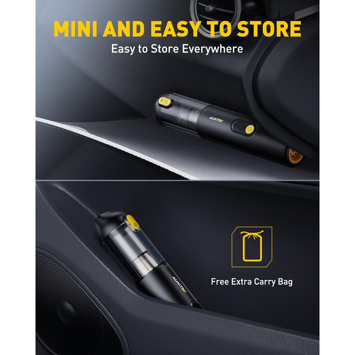 Портативный пылесос с функцией выдувания и всасывания AUXITO