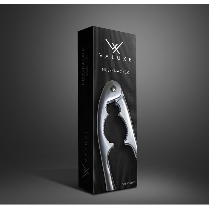 Щелкунчик премиум-класса VALUXE в эргономичном дизайне и с нескользящей ручкой - Эксклюзивный щелкунчик PRO с удовольствием раскалывает каждый грецкий орех - щипцы для орехов, открывалки для грецких орехов, открывалки для орехов (базовая линия)