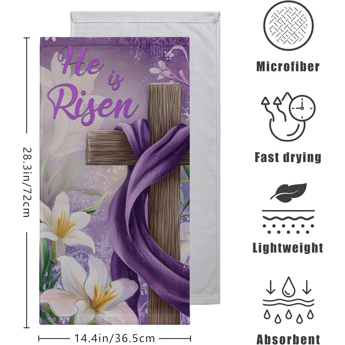 Різдвяні кухонні рушники Kwlegh, рушник для рук, різдвяна ялинка, цукерка-тростина, сніжинка, рушник для пальців, набір з 2 шт. , милий чоловічий банний рушник, високопоглинаючі рушники, 36 x (великодні)